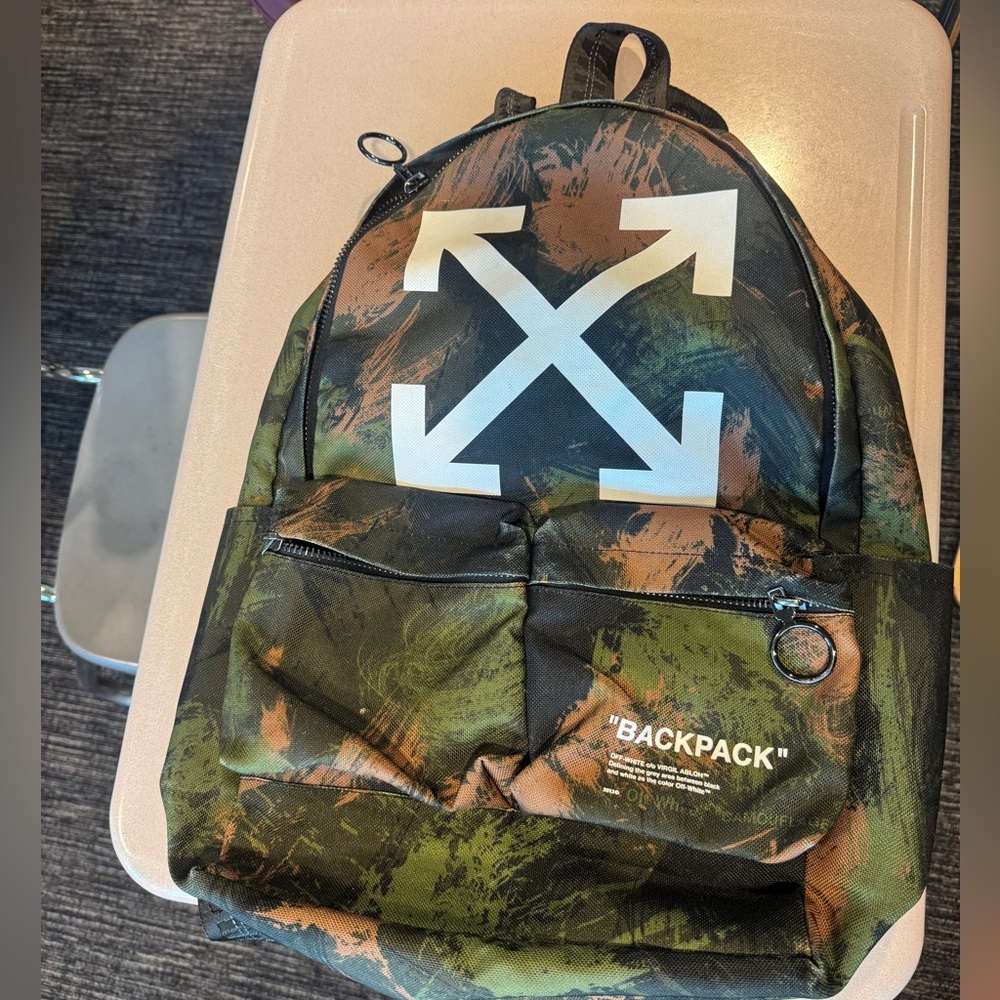 Off-White Multicolor Arrows Backpack - image 3